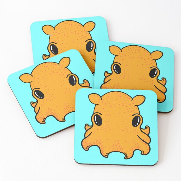Item preview,  Little Dumbo Octopus (saffron) designed and sold by saunterdownward.
