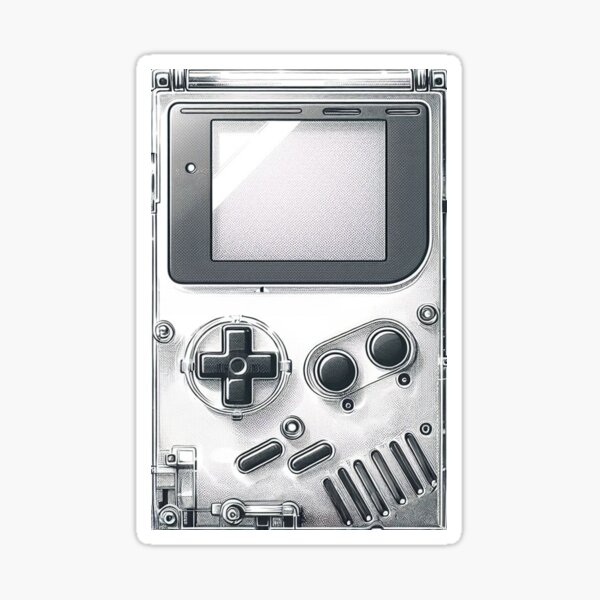 Item preview, Transparent nostalgic video game device designed and sold by LooroNo.