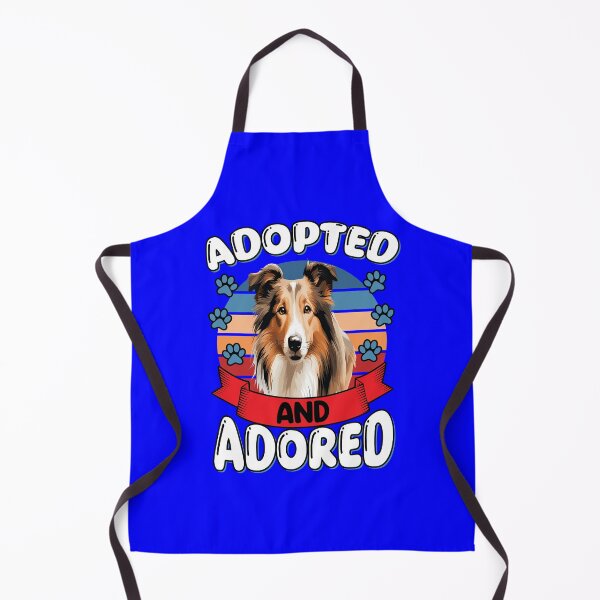 Item preview, Collie Pet Dog Owner Art Gift Design Adopted And Adored designed and sold by fantasticdesign.