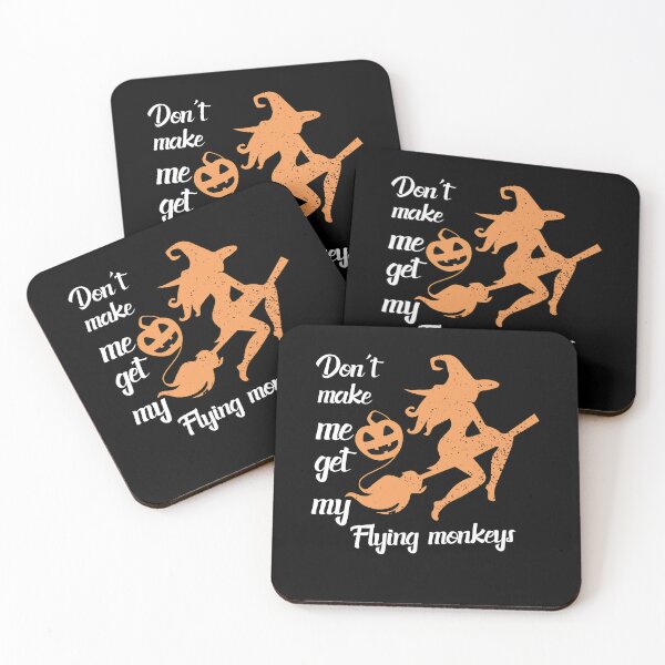 Item preview, Halloween Don't Make Me Get My Flying Monkeys With Funny Mom T-Shirt designed and sold by optimumaffiliat.