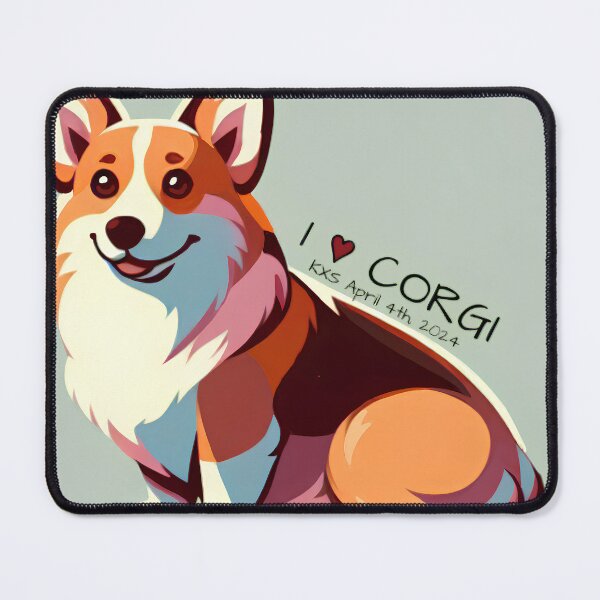 Item preview, I Love Corgi! designed and sold by KarumaXKage.