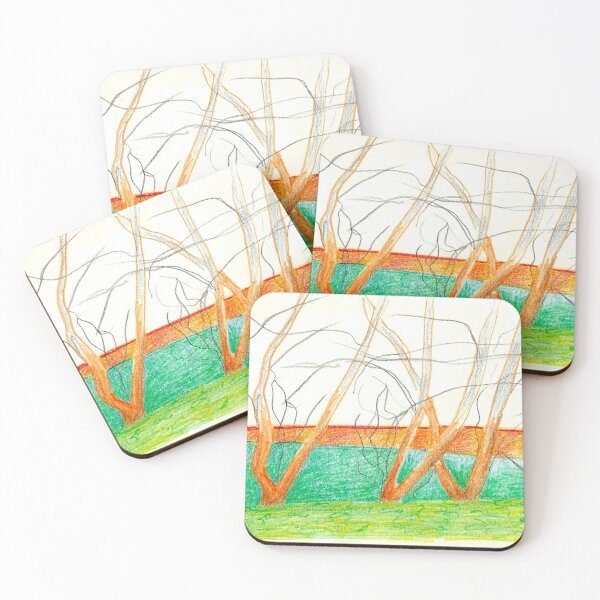 Item preview, winter trees designed and sold by Tereza Pilar  Art.