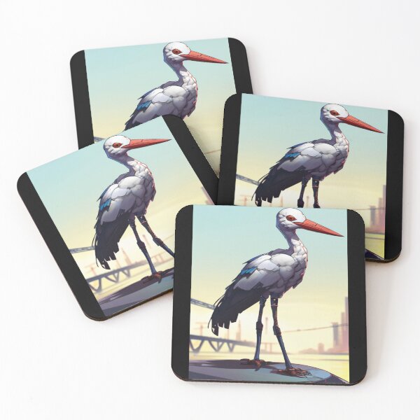 Item preview, cyborg stork designed and sold by EuropeanPrints.