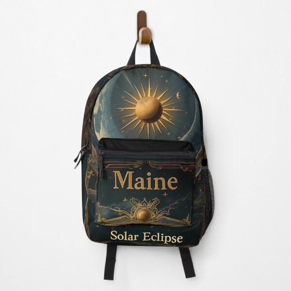 Item preview, Maine 2024 Solar Eclipse Vintage Design designed and sold by David Balzen.