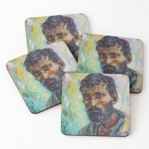Item preview, Bangladeshi man  | Painting in the style of Vincent van Gogh designed and sold by ComicsFactory.