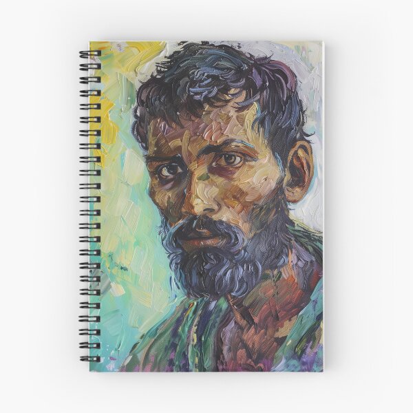 Item preview, Bangladeshi man  | Painting in the style of Vincent van Gogh designed and sold by ComicsFactory.