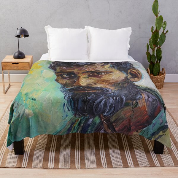 Item preview, Bangladeshi man | Painting in the style of Vincent van Gogh designed and sold by ComicsFactory.