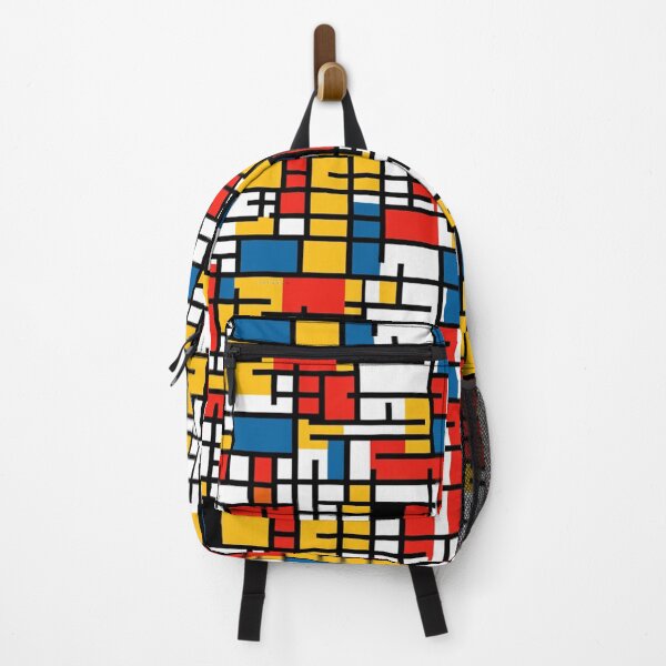 Item preview, "Kaleidoscopic Harmony: Exploring Mondrian's Geometry with Primary Colors and Black Lines" designed and sold by SBD-Shop.