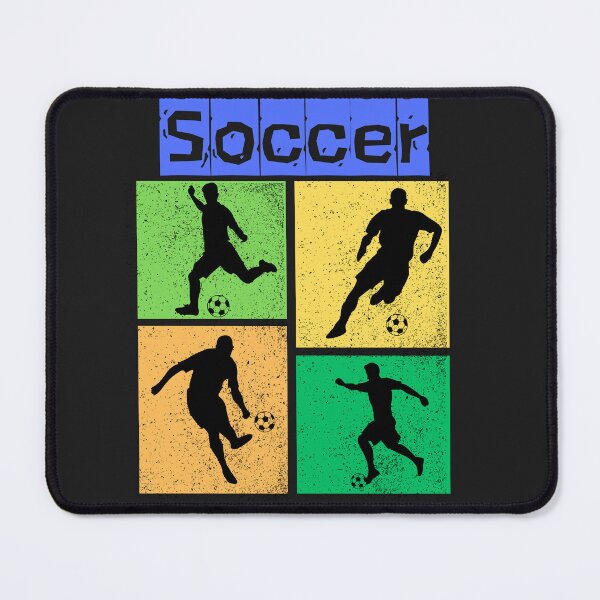 Item preview, Color Block Soccer Players designed and sold by AlienOccupation.