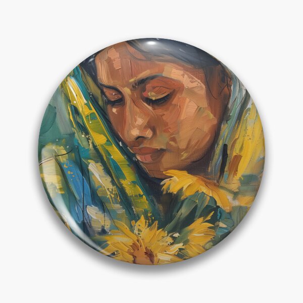 Item preview, Bangladeshi woman  | Painting in the style of Vincent van Gogh designed and sold by ComicsFactory.