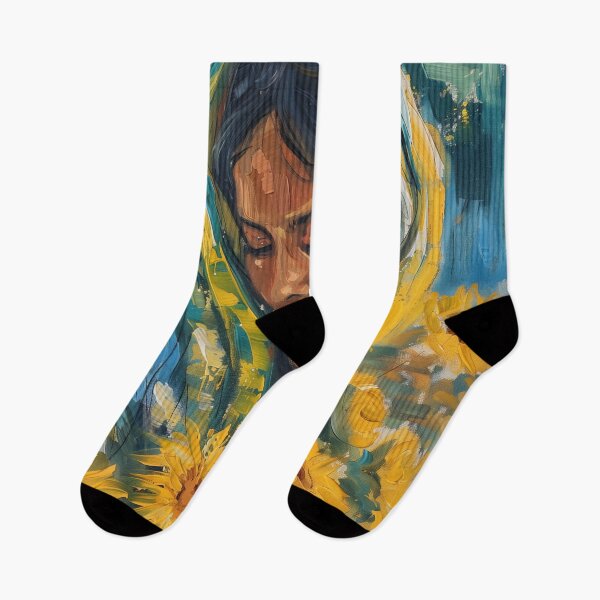 Item preview, Bangladeshi woman  | Painting in the style of Vincent van Gogh designed and sold by ComicsFactory.