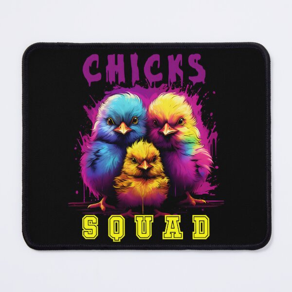 Item preview, Serious chicks squad in vibrant colors designed and sold by GediaPrints.