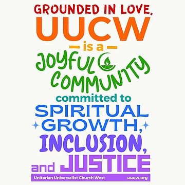 Artwork thumbnail, UUCWs Mission Statement (for light colors) by UUCW