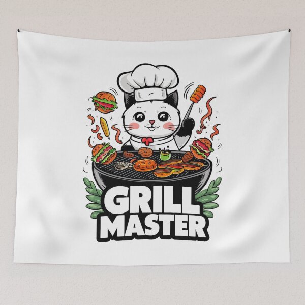 Item preview, Grill master- cat designed and sold by WildernessTints.