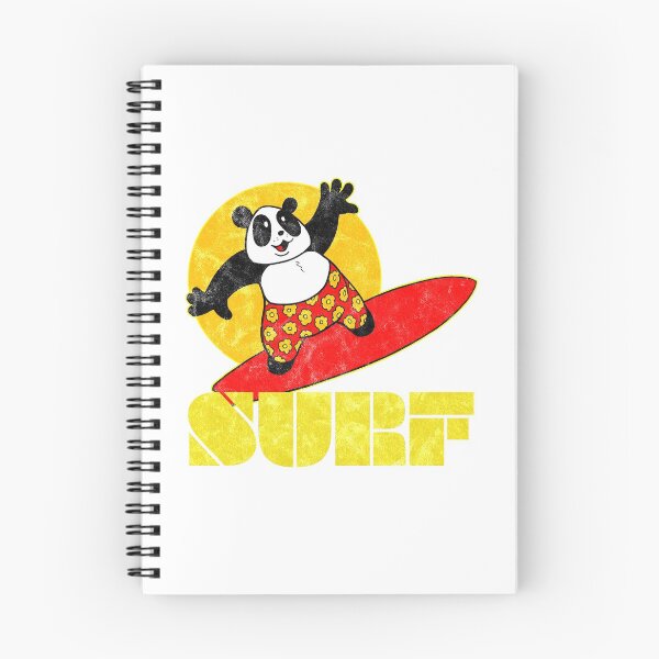 Item preview, Surf Panda Retro Design designed and sold by Turbo Volcano.