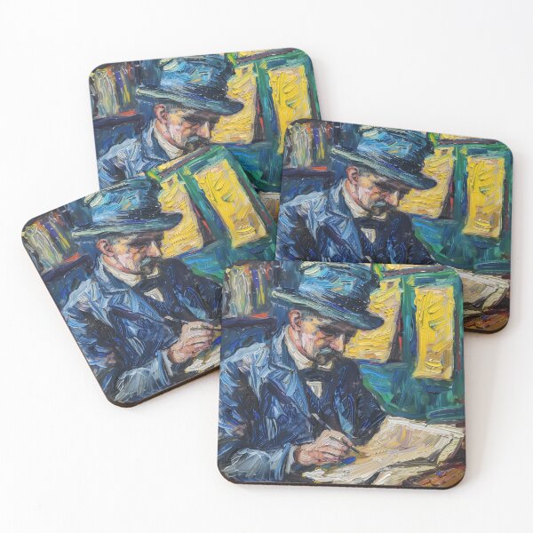 Item preview, Banker  | Painting in the style of Vincent van Gogh designed and sold by ComicsFactory.
