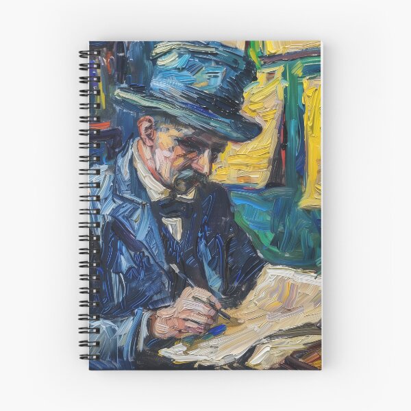 Item preview, Banker | Painting in the style of Vincent van Gogh designed and sold by ComicsFactory.