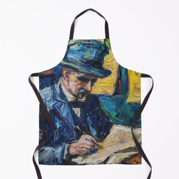 Item preview, Banker | Painting in the style of Vincent van Gogh designed and sold by ComicsFactory.