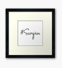 #Scorpion Framed Print