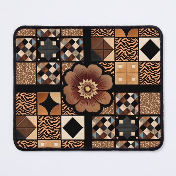 Item preview, Browns Patchwork design designed and sold by Roxburylane.