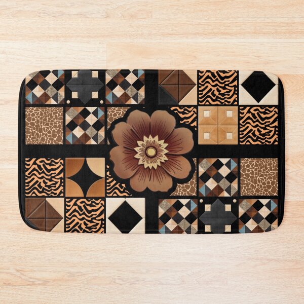 Item preview, Browns Patchwork design  designed and sold by Roxburylane.