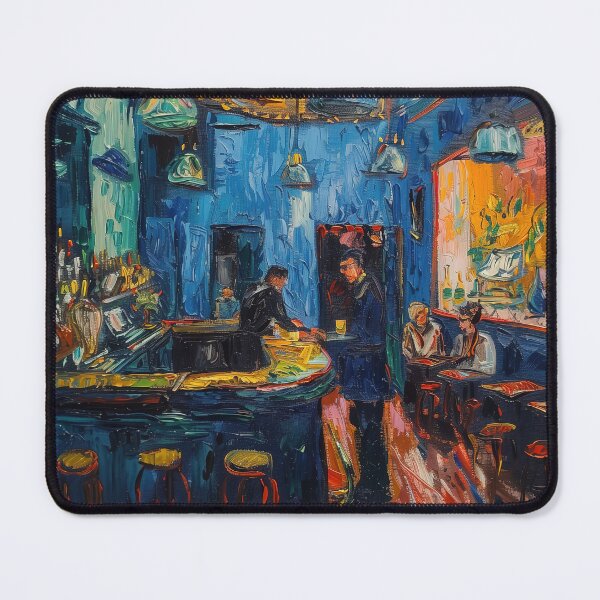Item preview, Bar | Painting in the style of Vincent van Gogh designed and sold by ComicsFactory.