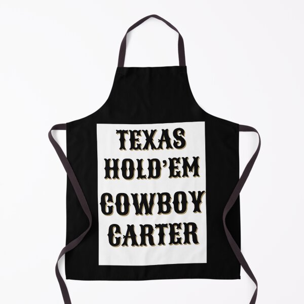 Item preview, Texas Hold Em Cowboy Carter White designed and sold by DesignDuoStudio.