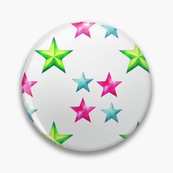 Item preview, Stellar - Watercolor Neon Star Pattern designed and sold by EWNDesigns.