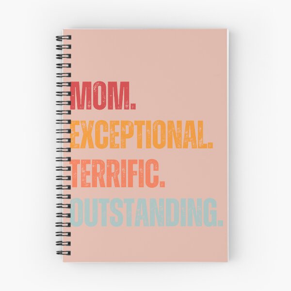 Item preview, Mom, Exceptional, Terrific, Outstanding. designed and sold by aadamshopping.