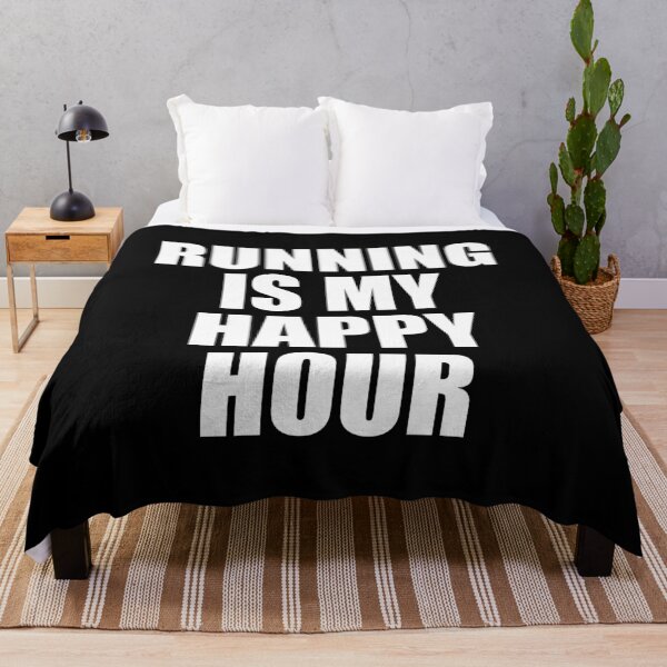 Item preview, Running Is My Happy Hour  designed and sold by Inspirationmotivation.