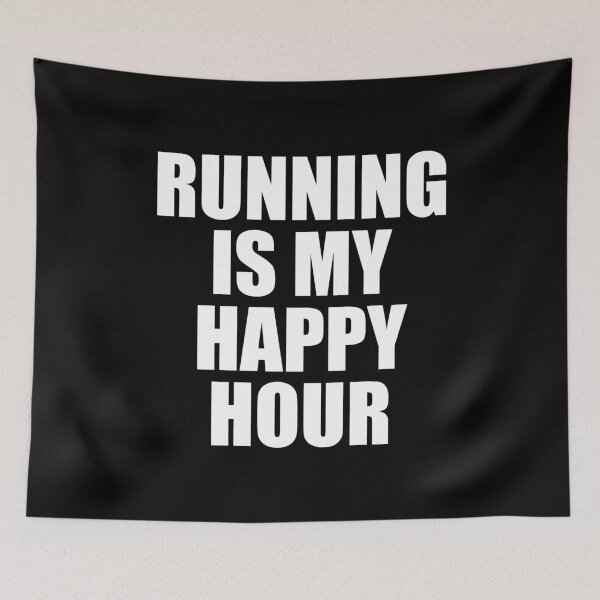Item preview, Running Is My Happy Hour  designed and sold by Inspirationmotivation.