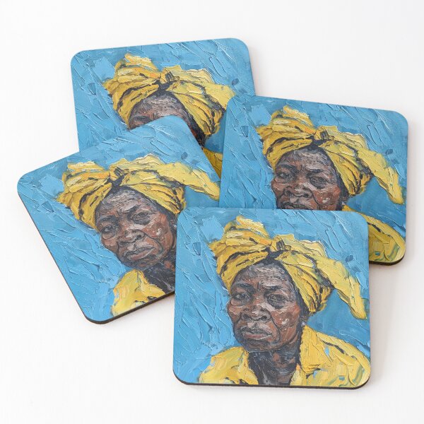 Item preview, Mujer barbadense | Pintura al estilo de Vincent van Gogh. designed and sold by ComicsFactory.