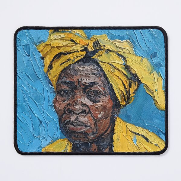 Item preview, Barbadian woman  | Painting in the style of Vincent van Gogh designed and sold by ComicsFactory.