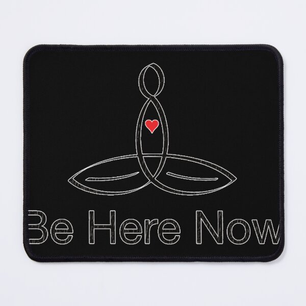 Item preview, Yoga Meditator With Be Here Now In Plain Text.   designed and sold by BrooklySchuster.