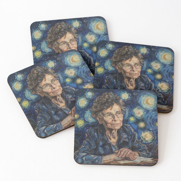 Item preview, Barbara McClintock  | Painting in the style of Vincent van Gogh designed and sold by ComicsFactory.