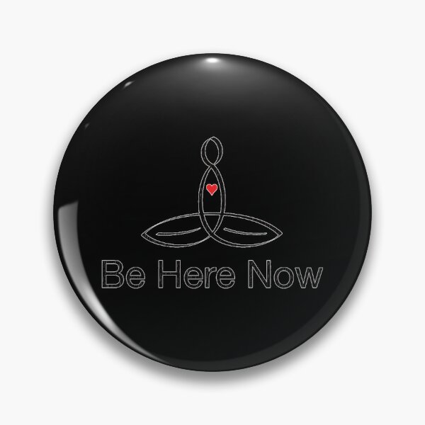 Item preview, Yoga Meditator With Be Here Now In Plain Text.   designed and sold by BrooklySchuster.