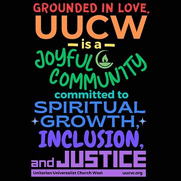Artwork thumbnail, UUCWs Mission Statement (for darker colors) by UUCW