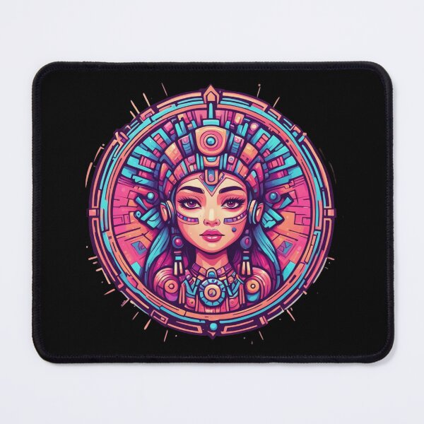 Item preview, Pastel Kawaii Girl, Aztec Sun Disc designed and sold by Burn-Ego.