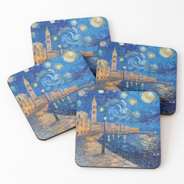 Item preview, Bari  | Painting in the style of Vincent van Gogh designed and sold by ComicsFactory.