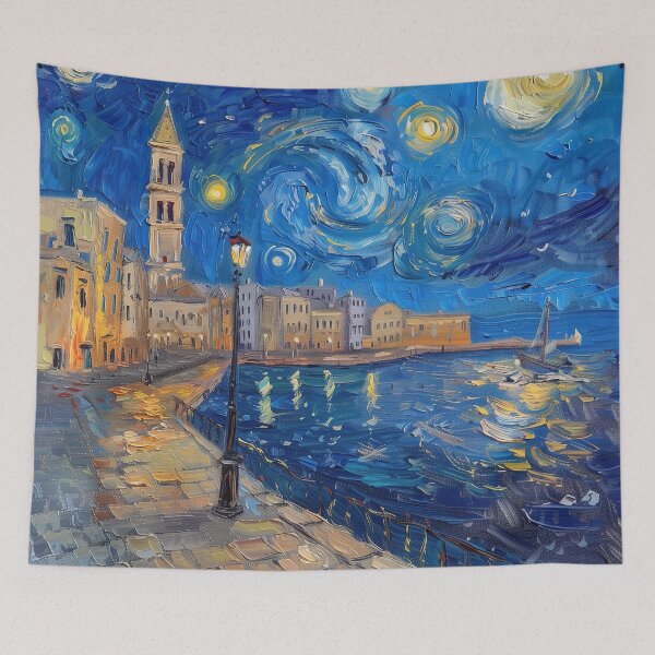 Item preview, Bari  | Painting in the style of Vincent van Gogh designed and sold by ComicsFactory.