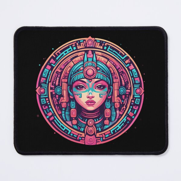 Item preview, Pastel Aztec Sun Disc, Kawaii Girl designed and sold by Burn-Ego.