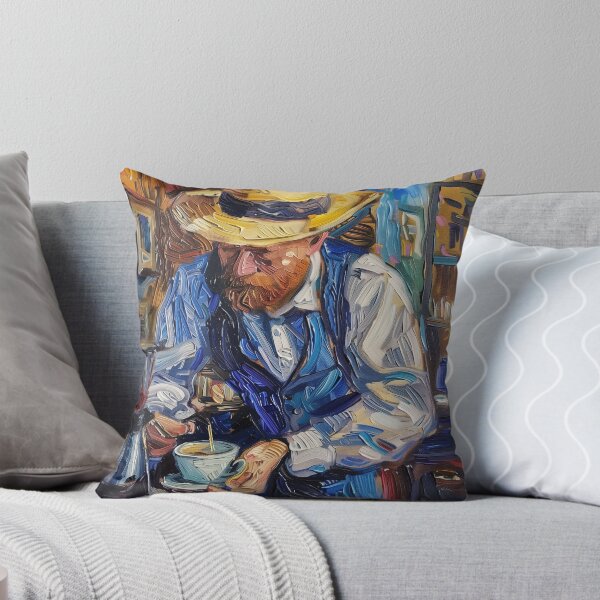 Item preview, Barista | Painting in the style of Vincent van Gogh designed and sold by ComicsFactory.