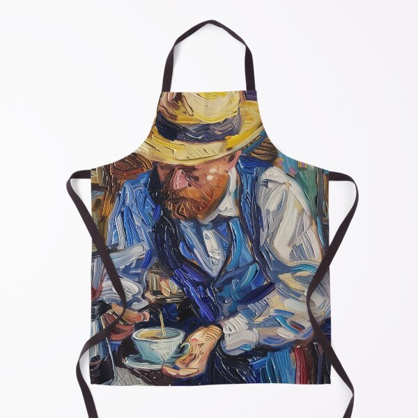 Item preview, Barista | Painting in the style of Vincent van Gogh designed and sold by ComicsFactory.