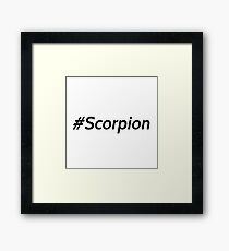 #Scorpion Framed Print