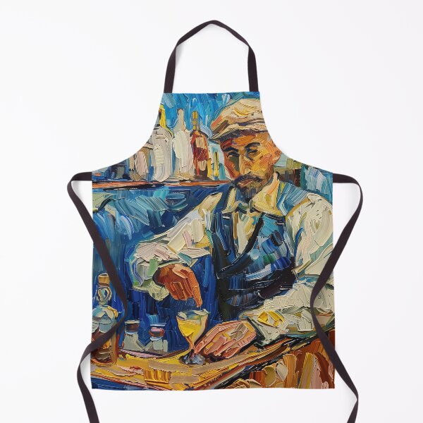 Item preview, Bartender | Painting in the style of Vincent van Gogh designed and sold by ComicsFactory.