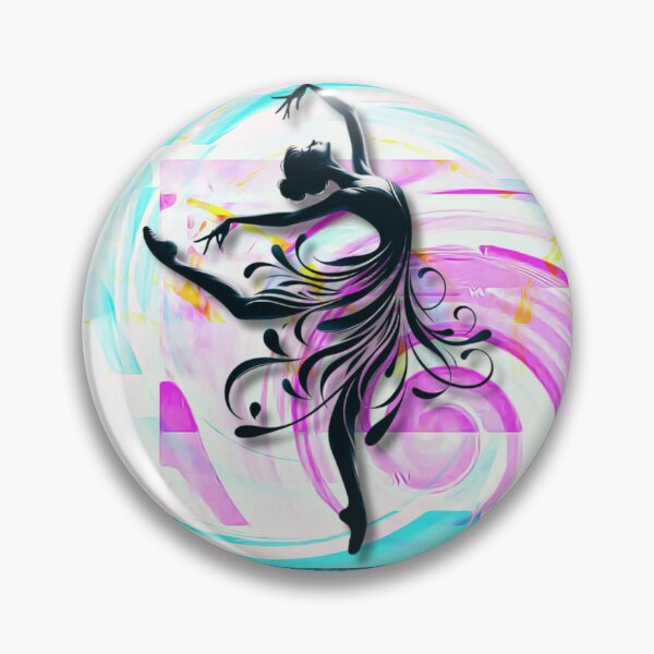 Item preview, 'Cosmic Dancer' - Elegance in Motion Abstract Silhouette designed and sold by gleefulme.