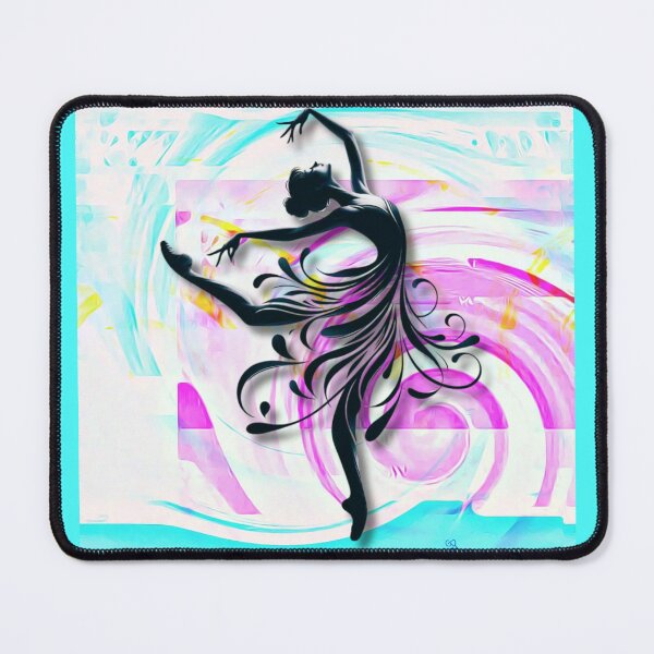 Item preview, 'Cosmic Dancer' - Elegance in Motion Abstract Silhouette designed and sold by gleefulme.