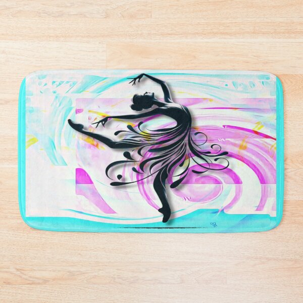 Item preview, 'Cosmic Dancer' - Elegance in Motion Abstract Silhouette designed and sold by gleefulme.