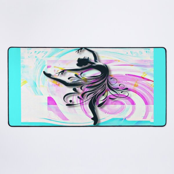Item preview, 'Cosmic Dancer' - Elegance in Motion Abstract Silhouette designed and sold by gleefulme.