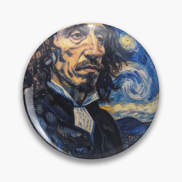 Item preview, Baruch Spinoza | Painting in the style of Vincent van Gogh designed and sold by ComicsFactory.